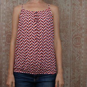 💜banana republic chevron striped cami tank